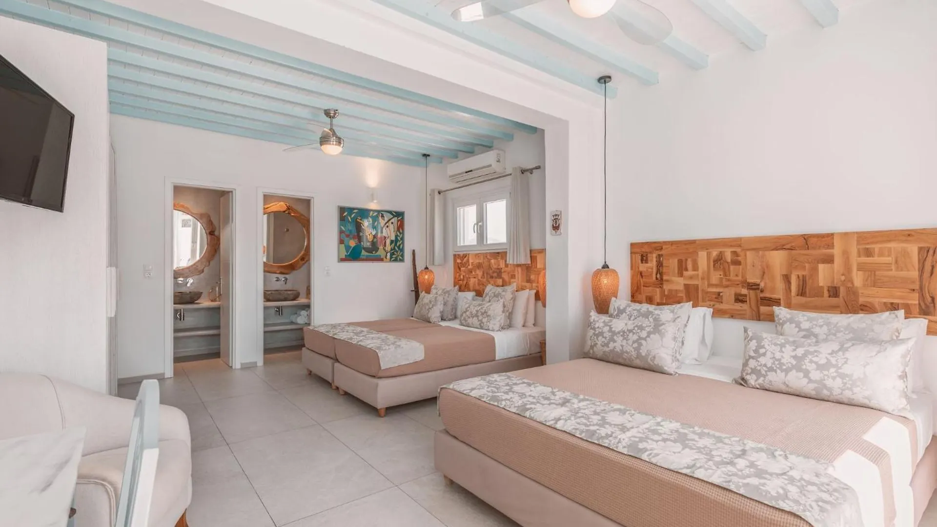 **** Lägenhetshotell Villa Konstantin Rooms & Suites Mykonos Town Grekland